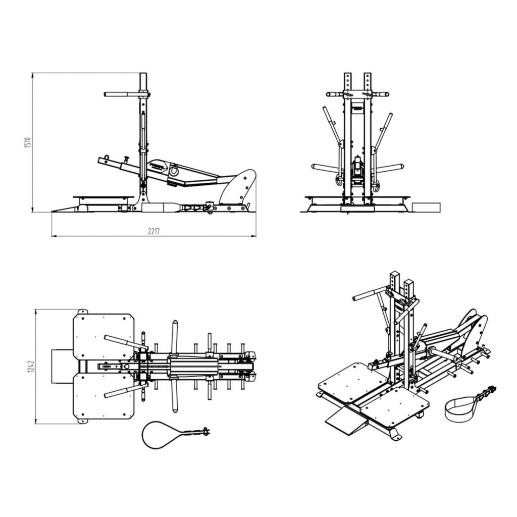 Primal Strength Commercial V2 Belt Squat Machine