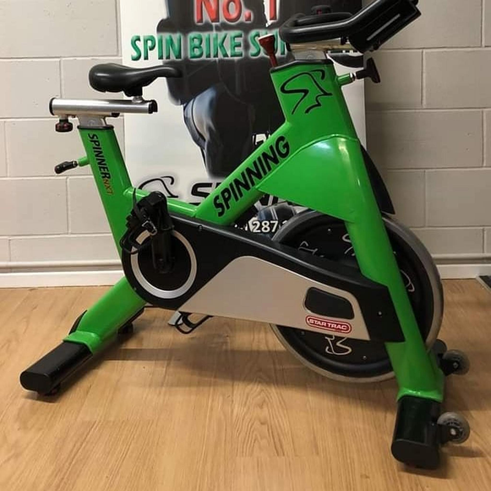 Customised Star Trac NXT Spin Bike Flair Fitness